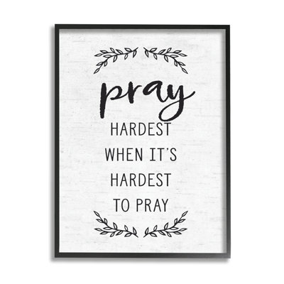 " Spiritual Prayer Uplifting Religious Quote Rustic Botanicals "