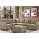 Modular Sofa & Chaise with Ottoman