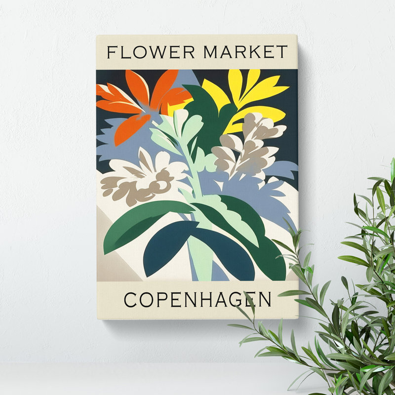 XMKTMKT-192 Copenhagen Flower Market Exhibition No.5 - Wrapped Canvas