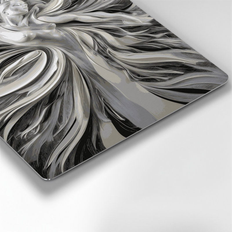 Art mural abstrait gris 58