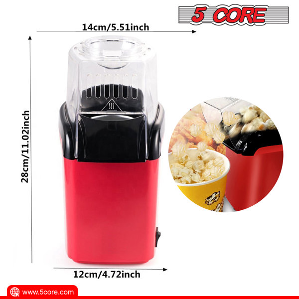 Costway Tabletop Popcorn Machine Costway Color: Black