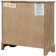 Hiltonia Rustic Storage Cabinet with Two Drawers and Four Rattan Baskets