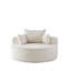 Canapé-lit 55 po en éponge simple sans assemblage en chenille de 55 po-301892459-301892463