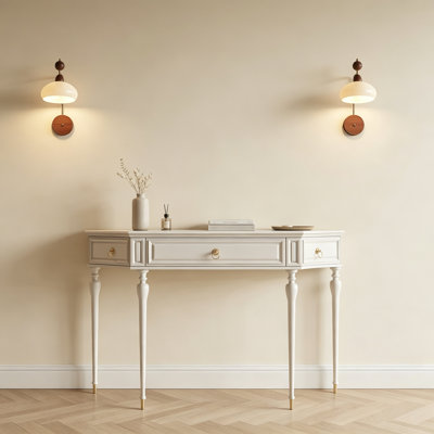 Vintage Ash Solid Wood Console Table