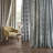 Jacquard Grommet Top Total Blackout Curtain Panel-109786830-102624883