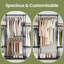 Armoire portative, Organisateur de placard autoportant, Portant à vêtements avec tablettes, Tiges de suspension, Organisateur de rangement, Pour vestiaire, Chambre à coucher