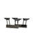 Modern Living Room Coffee Table With 4 Stools - Expandable Folding Dining Hidden Storage + 2 Drawers, Space Efficient Yellow Saving Table, & Drawers Contemporary Flair