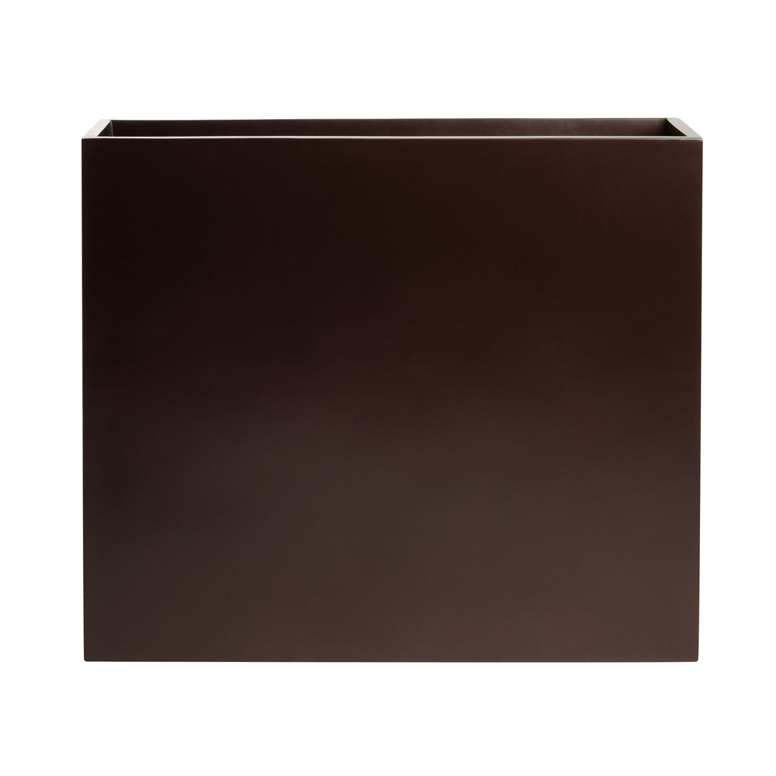 Connoisseur Handmade Planter Box, 30" H x 36" W x 12" D, Brown