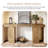 63" Long Entryway Table, Farmhouse Console Table-2126280688