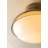 Mitzi Gianna 12.5 inch wide 1 Light Flush Mount in Aged Brass