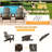 Durable Hdpe Adirondack Chairs With Cup Holder, Foldable Design For Patio Or Fire Pit