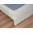 Bed Maker's No Lift Wrap Around Bed Skirt, 14" Drop, Twin, Silver-367667228-372373643