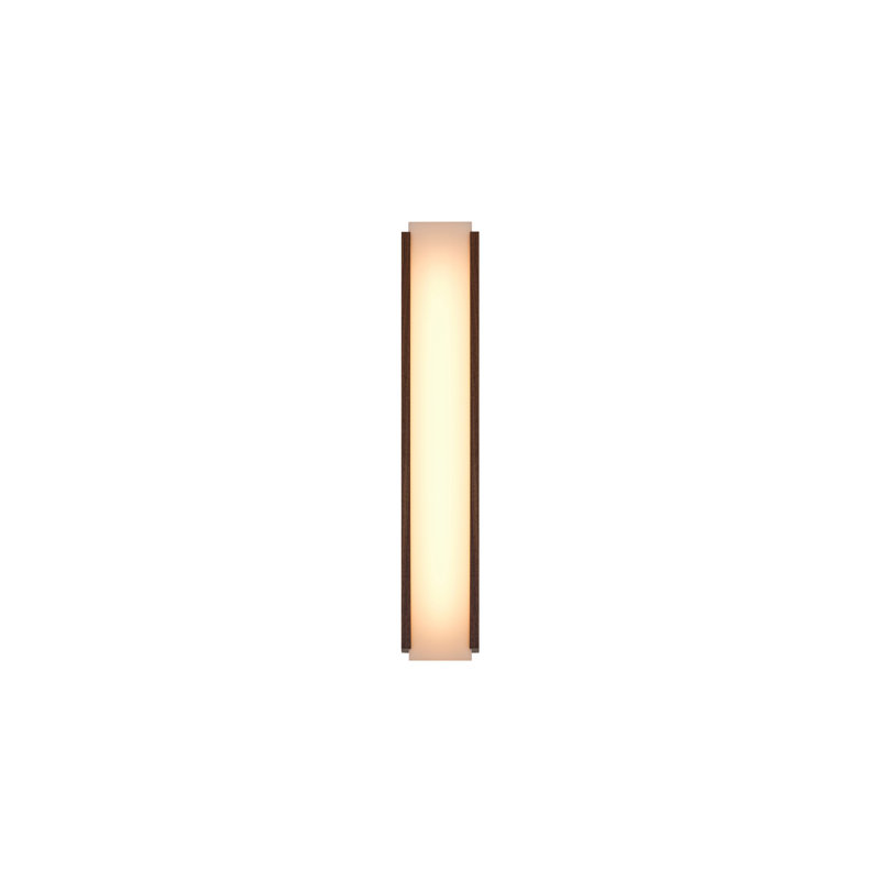Capio Solid Wood LED Flush Mounted Sconce, Walnut, 2700K (Warm) Bulb Temp., 277V, Long