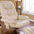 Faux Leather Swivel Recliner