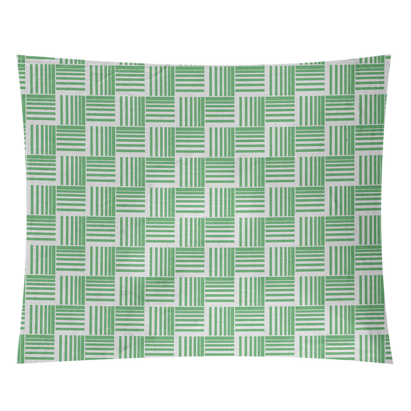 Tapisserie, H 27,5 po x l 37,5 po, Vert/gris