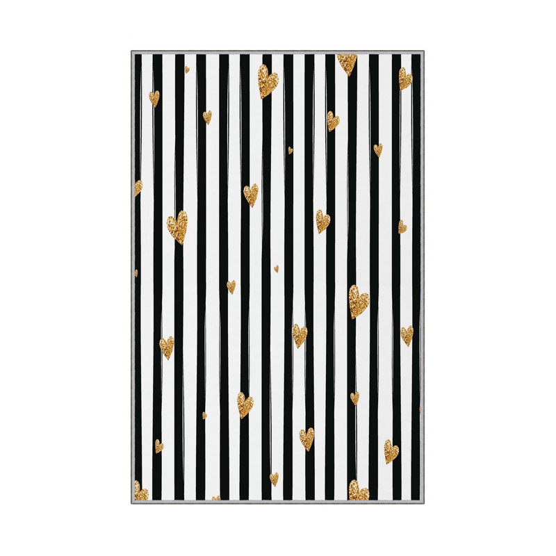 Antibacterial Hall Carpet (2.6 x 6.6 Ft) | 100% Polyester, 0.4 in Pile Height | Non-Slip PVC Dot Underside, Machine Washable | 3D Digital Printing, Durable & Stylish for Entryways, Living Rooms & More