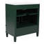 Meuble-lavabo 30 po avec lavabo style rétro, espace de rangement multifonctionnel, tablette de porte, porte à fermeture en douceur, vert foncé