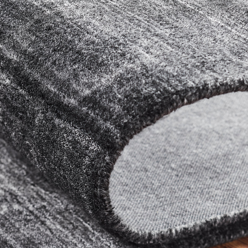 Dona Area Rug in Dark Gray, Runner 2'6" x 10'