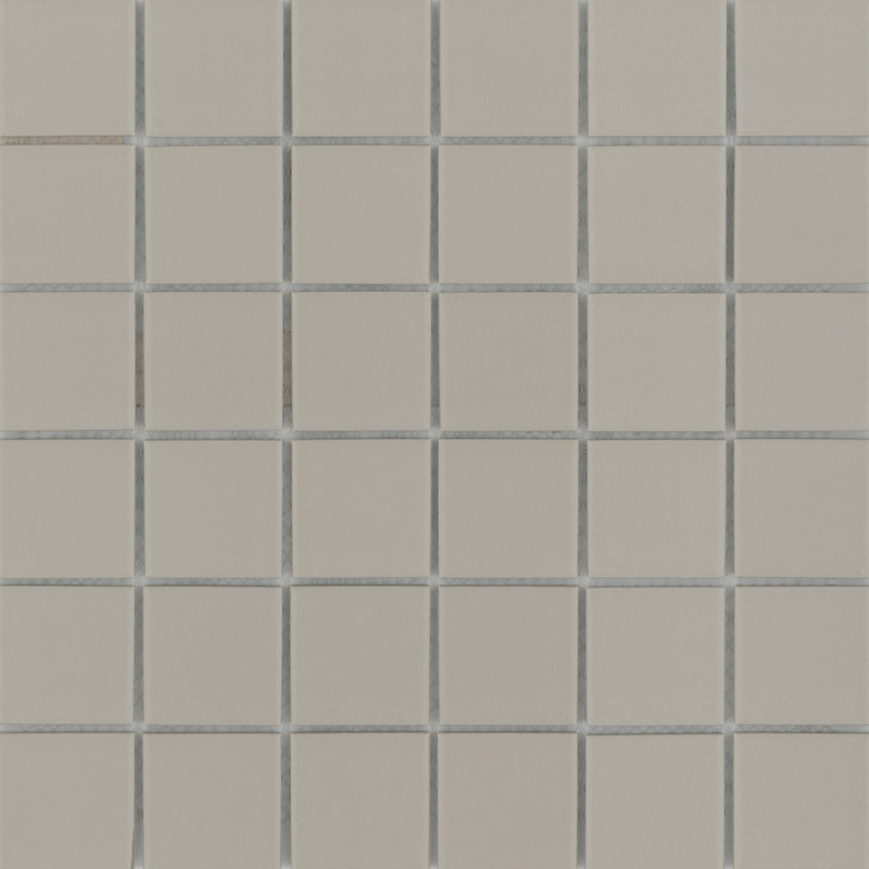Catch 12 x 12 Ceramic Mosaic Sheet, Fawn