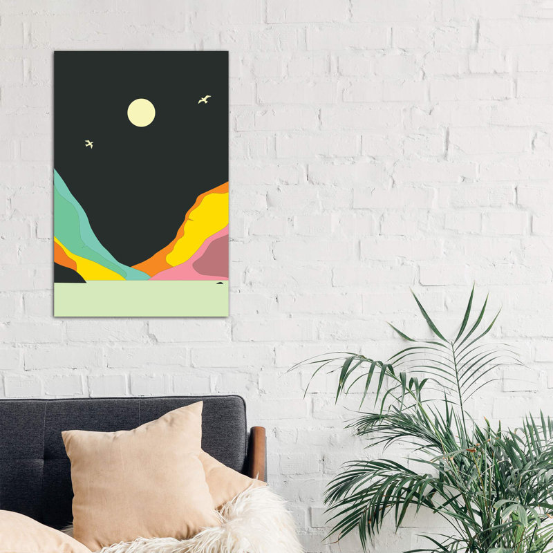 Minimal Landscape XXVIII - Wrapped Canvas Print, 101.6 cm H x 66.04 cm W x 1.91 cm D