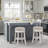 Antinio Swivel Upholstered Counter Stool-1640410167