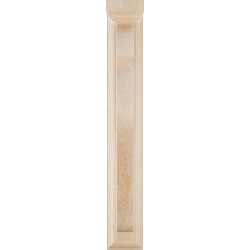 Bulwark 8.5'' H x 1.5'' W x 6'' D Wood Bracket (Set of 4), Maple