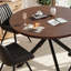 Ensemble de table de salle à manger 47,2 po avec 4 chaises rembourrées-131082355-131082357