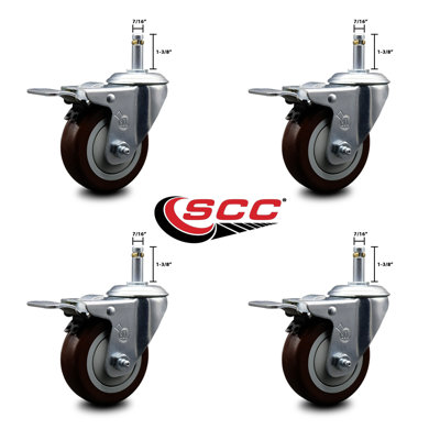 Polyurethane Swivel Stem Caster