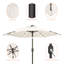 Parasol de marché éclairé 90 po Scheibe-203536012