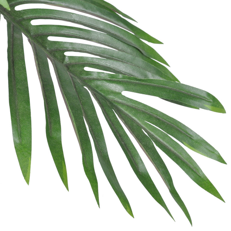 Palme Cycus 80cm Faux Palm Tree in Bamboo Pot, Light Green