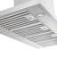 Hotte pour îlot de cuisine 42 pouces PROLINE, conduit, 1100 CFM, acier inoxydable, lumières DEL, moteur de soufflerie ULTRA-SILENCIEUX, 6 vitesses, garantie de 3 ans, filtres allant au lave-vaisselle