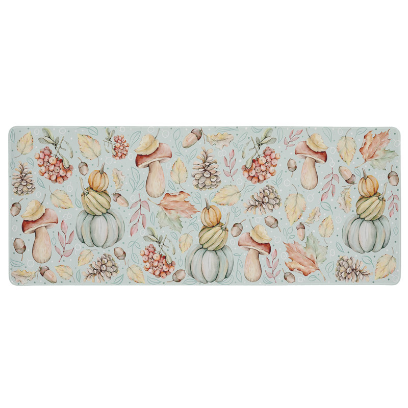 Tapis de bureau Fall Foliage & Pumpkins, 30 x 12