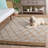 Khorie Natural Fiber Flat Weave Jute/Cotton/Wool Geometric Rug in Brown/Gray-1483437927