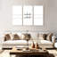 Inhale Exhale - ensemble de 3 toiles tendues-1247873720