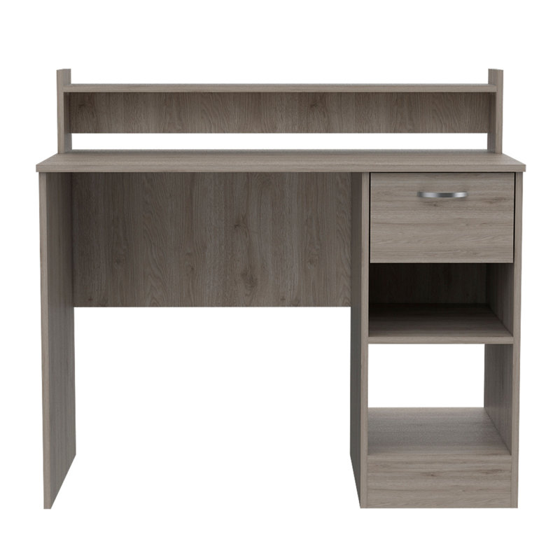 Charlotte 40" Wide Computer Desk, Light Gray