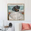 «Occupied Bathroom Doxie - impression d'art graphique-50963431-50963435