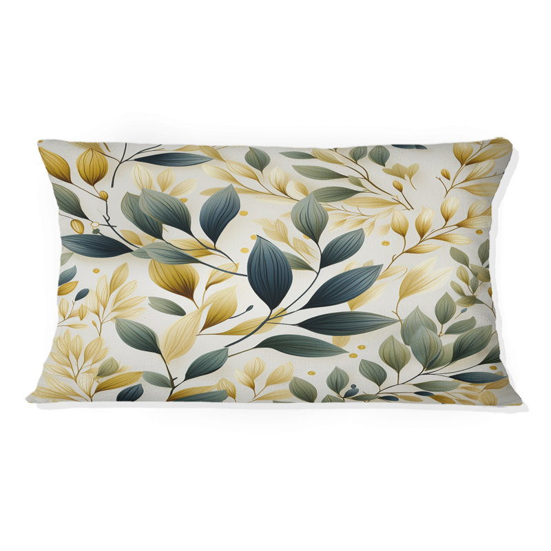 Coussin Tranquil Leaves III - Plants