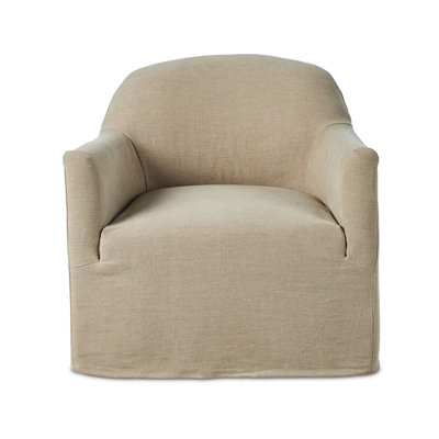 Lowell Slipcover Swivel Chair