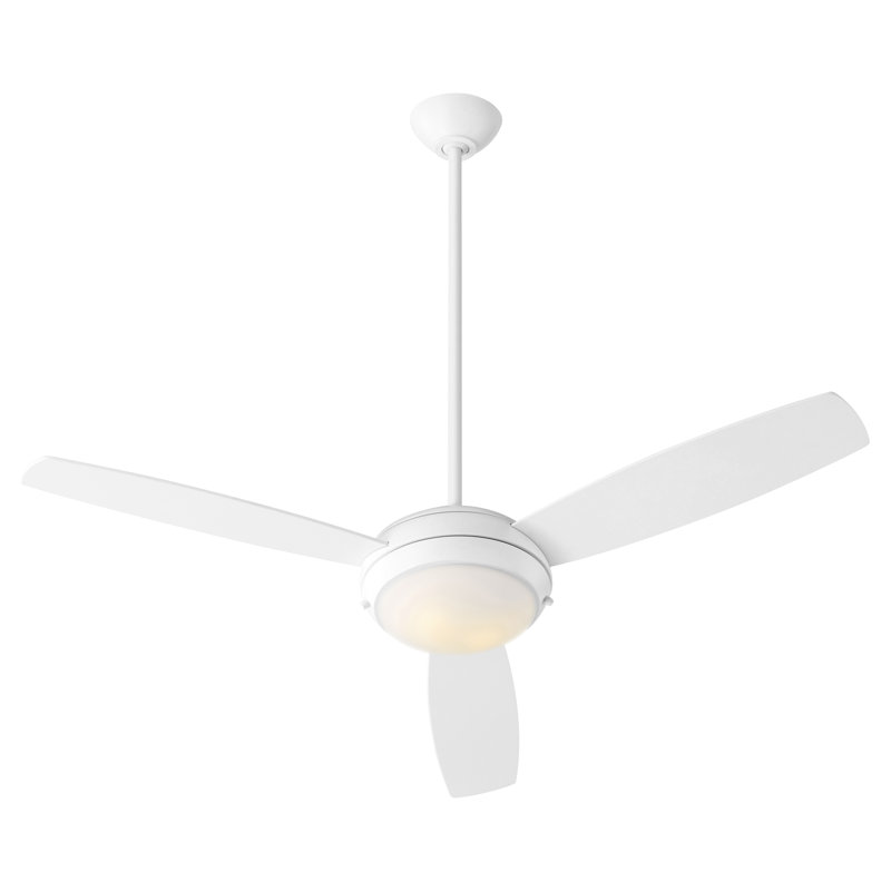 Nayha 52'' Ceiling Fan with Light Kit, White