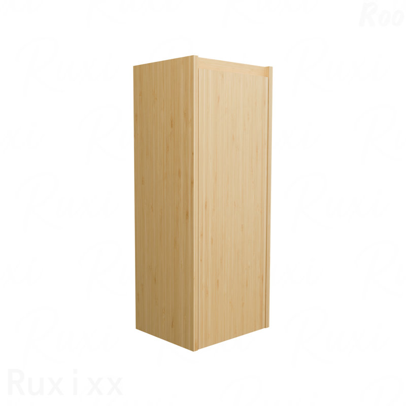 Armoire murale en bambou avec processus de pressage, grande capacité pour l'organisation à domicile