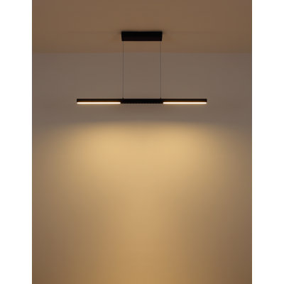 Demarus 1 - Light Matte Black LED Geometric Pendant