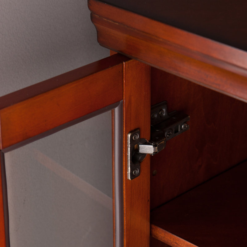 Bauerle Unfinished with Fireplace Included, Brown Mahogany