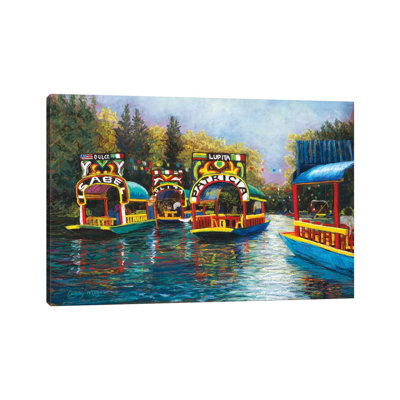 Xochimilco, Mexico by Candy Mayer - Wrapped Canvas Painting