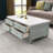 American modern marble coffee table-1720034319