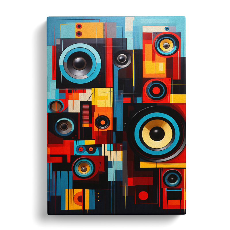 Speakers Constructivism No.2 - Wrapped Canvas, 60cm H x 40cm W x 3cm D
