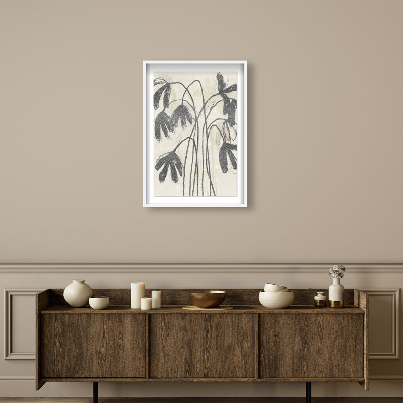 Tree Abstract Studio Print by Oliver Gal, 16.5"H x 11.5"W, White Shadowbox