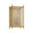 Muller 2-Light Wall Sconce in Warm Brass