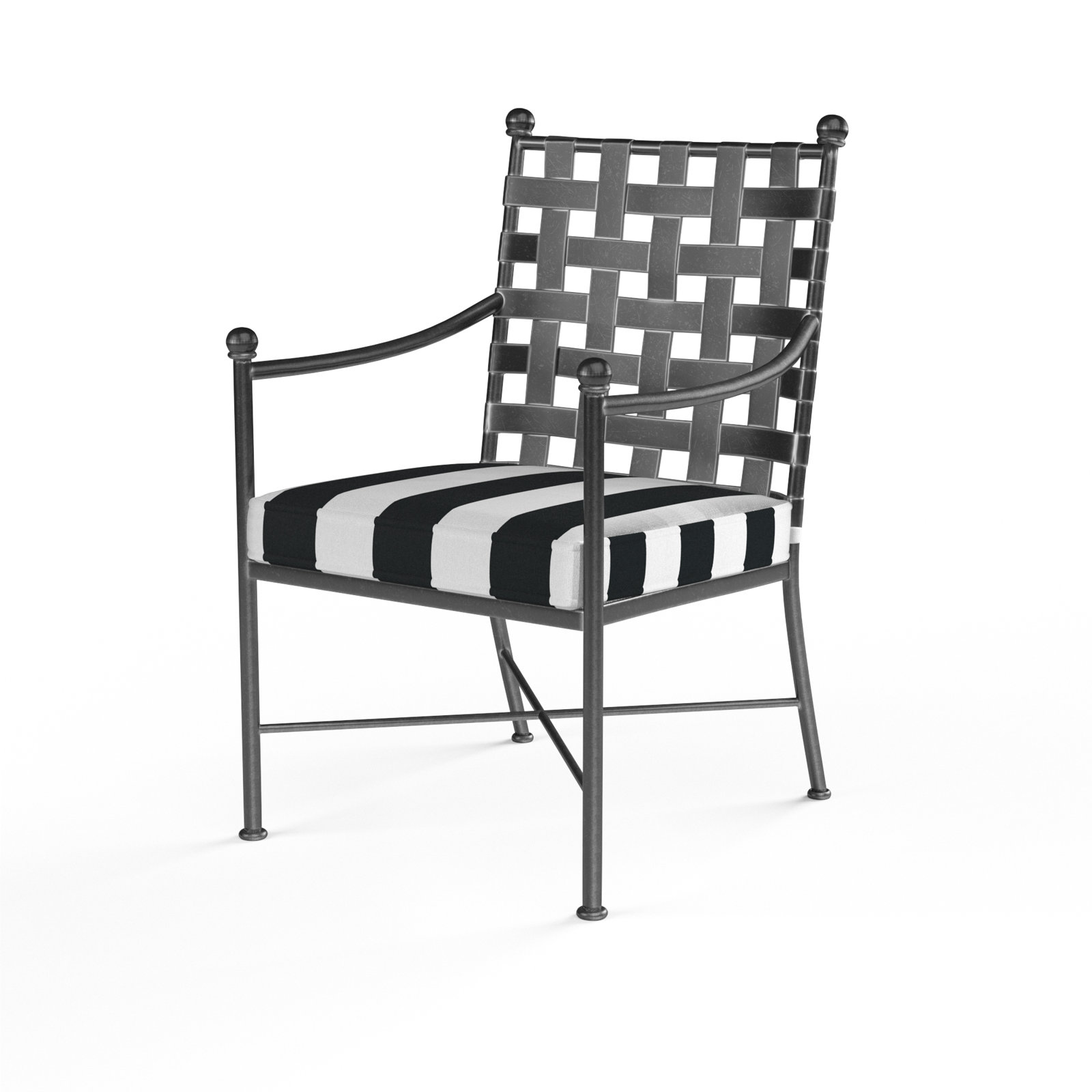 Lucier Sunbrella® Patio Armchair, Cabana Classic Striped Sunbrella®