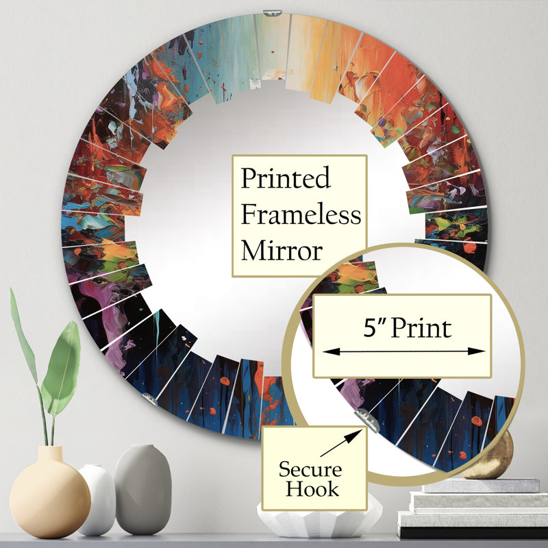 Miroir mural Rendova, 24 po x 24 po