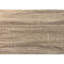 Bureau d'ordinateur contemporain avec rangement, l 48 po, stratifié taupe, tablette de bureau à domicile en métal noir, brun